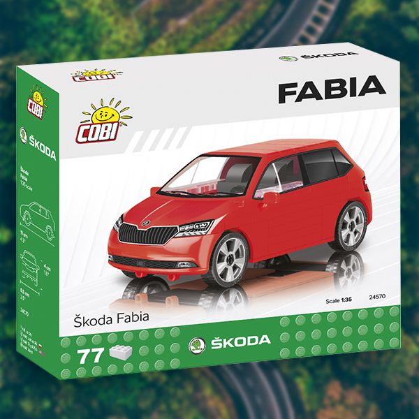 Škoda Fabia model 2019, 1:35